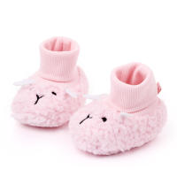 Zapatillas De Otoño-Invierno Para Bebés Con Diseño De Oso Y Oveja Niños Y Niñas Calf Sintética Antideslizante Cómodo Para 0-18 Meses - details 10
