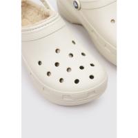Crocs CLASSIC PLATFORM LINED CLOG W Zuecos De Plataforma Mujer Blanco - details 1
