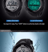 Reloj Deportivo Militar SKMEI 1025 Para Hombre Simple Y Moda Resistente Al Choque Y Al Agua Con Alarma Y Luz Trasera Digital - details 11