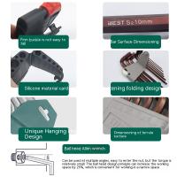 Juego De Destornilladores Hexagonales 9 Piezas L-Type Doble Cabeza Destornillador Plano Y Sférico Herramienta Portátil Para El Hogar Material De Aleación De Hierro-Níquel - details 6