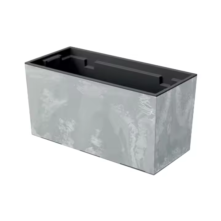 Prosperplast Jardinera para Balcón URBI CASE BETON EFFECT - Diseño Moderno - 1