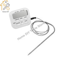 TA278 Termómetro De Cocina Digital Con Alarma Y Timer De Proa Inalámbrico En Acero Inoxidable Para Cocción En Casa Barbacoa - details 0