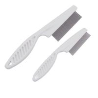 Peine Para Gatos Y Perros De Acero Inoxidable Herramienta De Peluquería Para Pelaje Corto Y Largo Eliminador De Pelo Y Pulgas - details 1