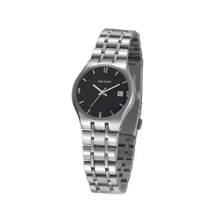 Time Force Reloj Mujer Analogico Cuarzo con Correa de Acero TF4012L01M - 1