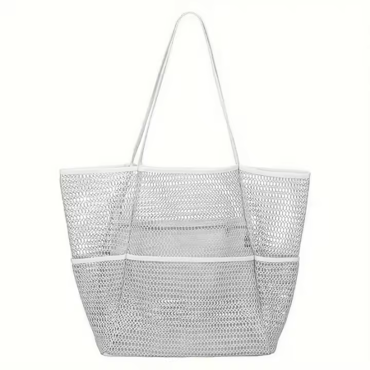 2025 Nuevo Bolso de Las Señoras Bolsa de Playa de Doble capa de Malla Bolsa de Playa Baño de Natacion artículos de tocador Bolsa de almacenamiento - 1