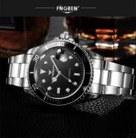 Reloj De Pulsera Mecánico De Lujo Para Hombre 2024 FNGEEN 9001 Con Esferigrafía De Titanio Luminoso Y Feos Automático Diamante Acero Inoxidable Resistente Al Agua - details 24