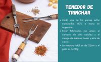 Tenedor de Trinchar Para Barbacoa Asado Parrillada de Acero al Carbono - details 1
