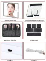 Estuche De Maquillaje Para Mujer Con Espejo Y Gran Capacidad LED Inteligente Estuche De Belleza Y Cuidado De La Piel Para Viajes Estilo Minimalista - details 8