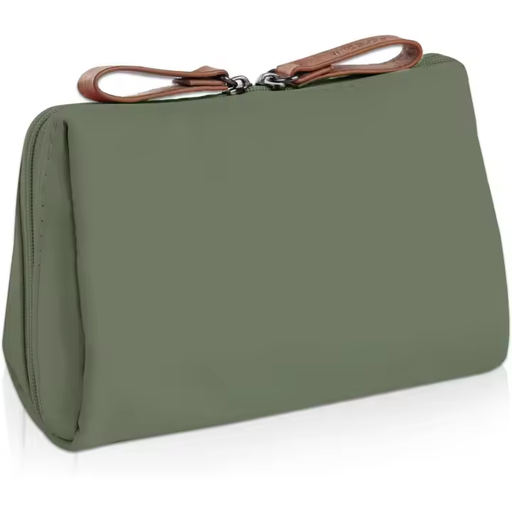 Neceser de viaje para maquillaje, neceser portátil, neceser pequeño, mini neceser con compartimentos, organizador de viaje. - 1