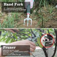 Juego de Herramientas de Jardinería 16 Pcs,Kits de Regalo de Herramientas Manuales de Jardín FloralRegalos de Jardinería para Mujeres y Hombres, con Tijeras de Podar y Bolsa de Almacenamiento - details 1