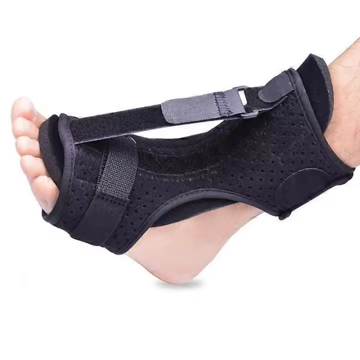 Fascitis plantar Noche férula, Tobillo ajustable, para Gota pie Tobillo talón dolor Mujeres y hambres ajustable tendinitis soporte - 1