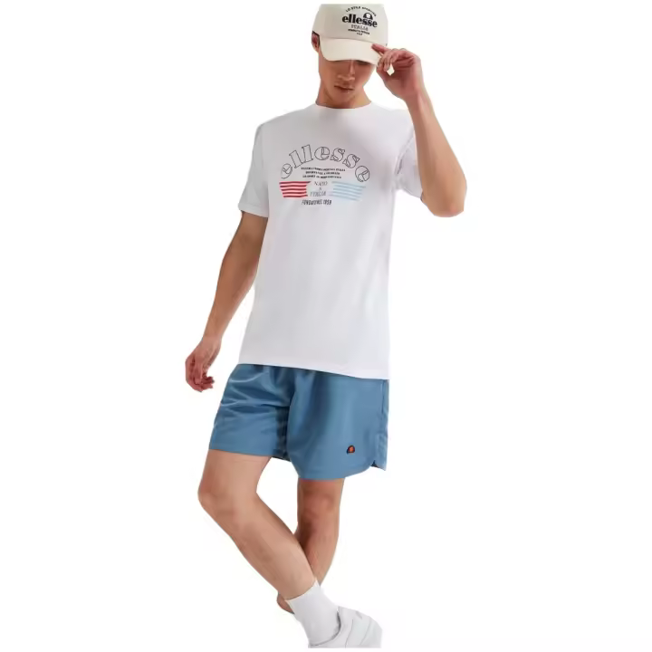 Camiseta de Manga Corta Ellesse  para hombre en color blanco - 1