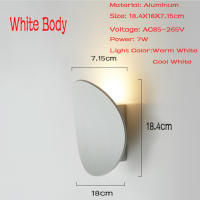 Lámpara De Pared LED Moderna Para Interior Y Exterior Impermeable Creativa Para Decoración De Jardín Y Patio Fuente De Alimentación AC90-260V - details 5