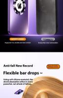 Funda Magnética De Teléfono Grande Con Ventana Para iPhone 16 15 14 13 pro Max Con Protector De Lente Y Carga Inalámbrica Magsafe Material PC + TPU Resistente a Arañazos Y Huellas - details 9