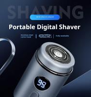 Afeitadora Eléctrica Para Hombres Con Pantalla Digital Inteligente Mini Portátil Recargable Lavable Afeitadora De Barba Afeitadora - details 2