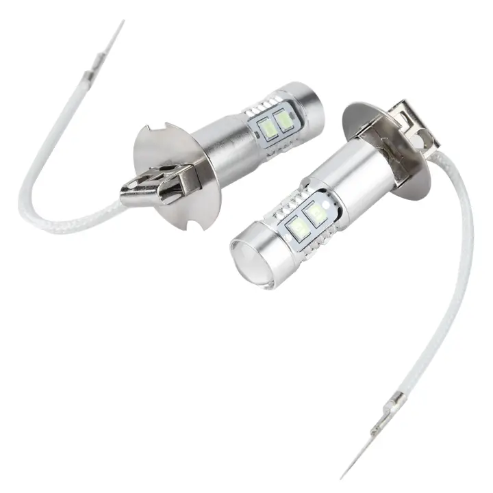 2x H3 100W 8000K Luces para Coche con Luz Azul - 1