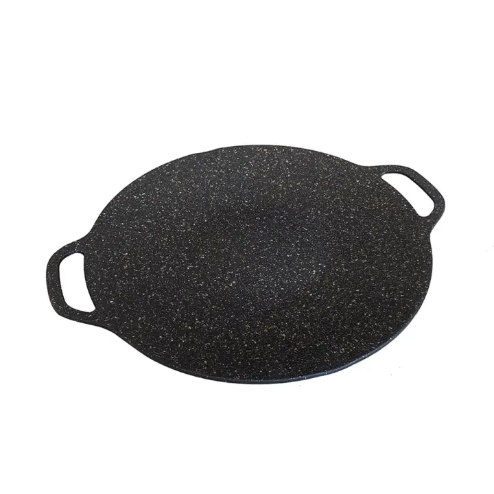 Sartén De Barbacoa Coreana Multiusos Antiadherente Para Panqueques Redondos Viajes Camping Fritura Plancha Herramienta De Barbacoa Para El Hogar - 1