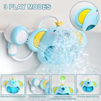 Juego de baño para niños con música, máquina de burbujas de baño de elefante con ducha y fuente de bola de sopado automático, juego de ducha, Gift - details 1