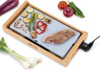 Plancha de Cocina Eléctrica Bambu 2 en 1 Antiadherente 1800w - Grill Portátil de Diseño Elegante y Máxima Funcionalidad - details 0