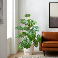 Planta Artificial De Hojas De Monstera Deliciosa Pothos Alocasia 40-103cm Decoración Festiva Para El Hogar Y La Oficina - details 10