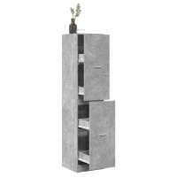 vidaXL Armario botiquín madera ingeniería 40x41x174,5 cm en color Marrón roble/Roble/Roble Sonoma y más | almacenamiento funcional diseño moderno para baño dormitorio sala - details 5