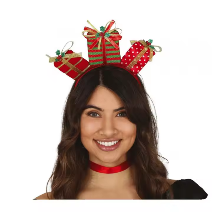 Guirma Diadema de Regalos Navidad - 1