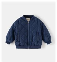 Chaqueta De Niño Para Otoño Invierno Rellena De Algodón Grueso Y Cálida Con Cierre De Cremallera Estilo Casual Para Niños - details 0