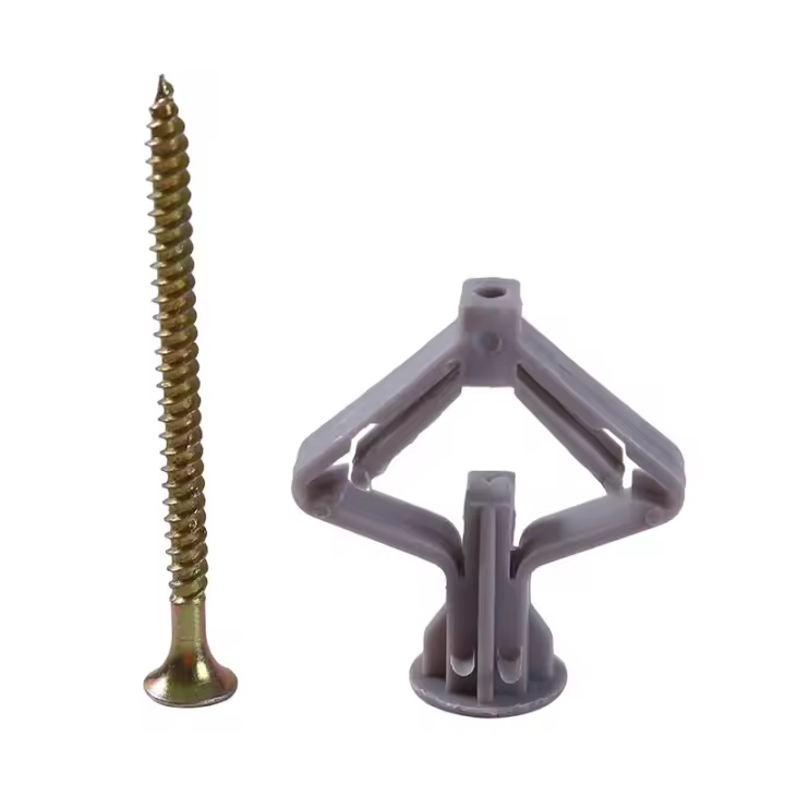 Anclaje De Tornillo Con Plástico 50/100pcs Para Techo Muro Y Cable Accesorios De Expansión De Tubo Aéreo M4 Kit De Herramientas Para Carpintería - 1