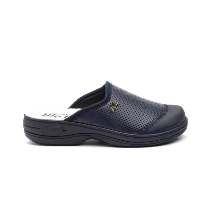 Zuecos Anatómicos de piel azules by Bio Up Piel Piel y textil Piel anatómica - 1