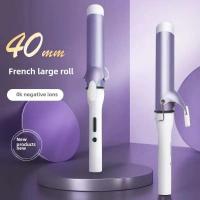 Rizador De Pelo Profesional 40mm De Cerámica Con Volteo Grande Onda Eléctrico Herramienta De Estilizado Para Cabello Seco Dual Voltage 120-240V - details 2