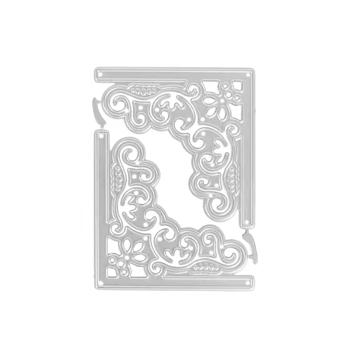 Caja De Regalo 3D Plegable Con Borde De Artesanía Y Marco Herramientas De Corte Metálico Para Scrapbooking Decorativo Y Encaje Manual - 1