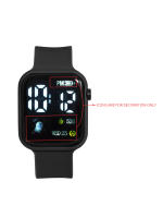 Reloj Electrónico Para Niños Cuadrado Astronauta Deportivo Estilo Casual Pantalla Táctil Sin Resistencia Al Agua Movimiento Digital Material De Cuerda Y Dial Plástico - details 2