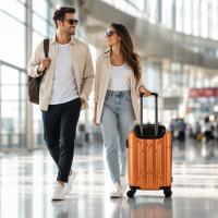 EASYTOUR  Maleta de Cabina ABS 40x30x20(24L)|Capacidad Maxima| Equipaje de Mano con Ruedas Desmontables para Ryanair | Vueling | EasyJet.Maleta rigida permitida gratis low cost - details 1