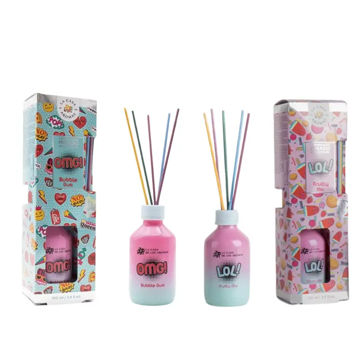 La Casa De Los Aromas - Pack Mikado Pop Aromas (2x100ml) Fruity Mix & Bubble Gum - 1