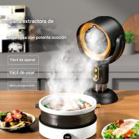 Escritorio ajustable Extractor Campana Doméstica Olla Caliente Máquina de Fumar Ventilador Portátil Mesa USB Recargable Hogar Cocina BARBACOA - details 0