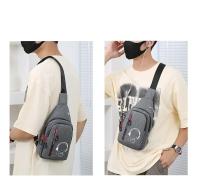 Bolsa De Pecho Para Hombres De Gran Capacidad Unisex Para Deportes Al Aire Libre Y Ocio Estilo Crossbody Monedero De Nylon - details 2