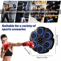 Nueva máquina de Boxeo inteligente BluetoothMusic con Guantes De Boxeo, entrenador de Boxeo De Música montado en la pared para adultos y niños Equipo de Boxeo - details 3