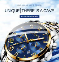 Reloj De Pulsera De Lujo Para Hombre BINBONG 2023 Reloj De Cuarzo Deportivo Resistente Al Agua Con Fecha Y Manos Luminosas Correa De Acero Inoxidable Estilo Casual - details 0