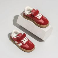 Zapatillas Casuales Para Niños Y Niñas Negras Con Suela Suave Antideslizante Alemanas Para Entrenamiento Unisex Cuero PU Todas Las Estaciones Rojo Moda Otoño Invierno Zapatos Bebé Niños - details 18