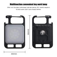 Linterna Mini LED Recargable COB Linterna Portátil Para Camping Y Exteriores Con Abrazadera De Corcho Luz De Trabajo Portátil - details 4