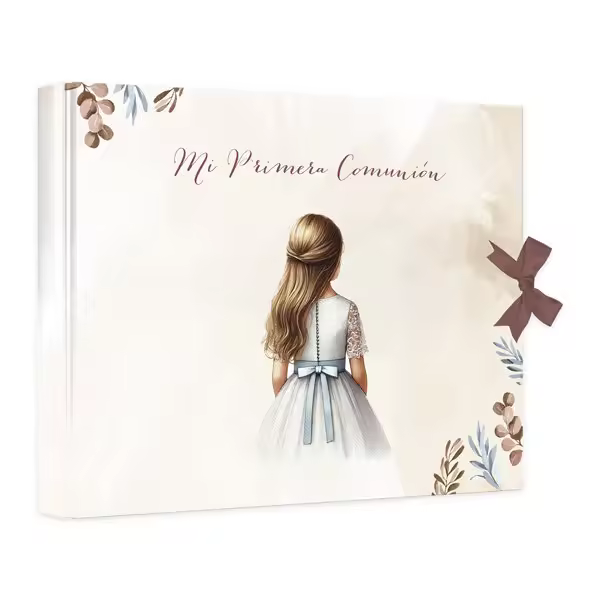 LIBRO MI PRIMERA COMUNIÓN PARA NIÑA - FORMATO HORIZONTAL | EDITORIAL ARGUVAL - 1