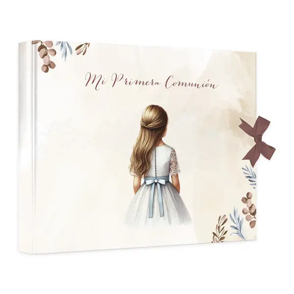 LIBRO MI PRIMERA COMUNIÓN PARA NIÑA - FORMATO HORIZONTAL | EDITORIAL ARGUVAL - 1