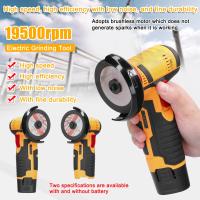 Mini Máquina De Pulido Y Tratamiento De Polvo Eléctrica Inalámbrica 12V 800W 19500rpm Con Batería De Litio Para Corte De Diamante Y Tratamiento De Superficies - details 13