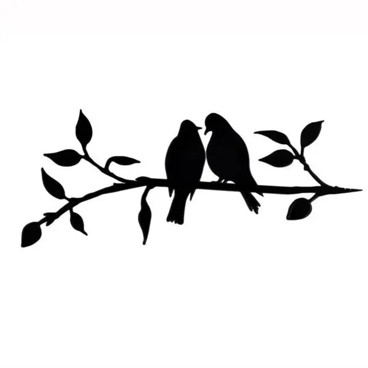 Ornamento De Pájaros Hecho a Mano En Acero Silueta De Animal Para Jardín Decoración De Artesanía Metal Para Jardín Y Atrás Del Hogar - 1