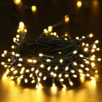 Luces Solares Para Navidad Cadena De Luces Exteriores Impermeables Con Cable Verde De 8 Modos Decoración De Árbol Y Jardín - details 2