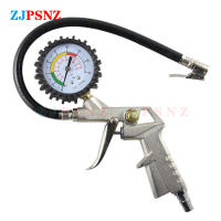 Medidor De Presión De Neumáticos Para Coche 0-220/0-16BarPsi Pistola De Aire Compresor Para Automóviles Motocicletas SUV Herramienta De Reparación De Neumáticos - details 11
