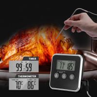 Termómetro Digital Para Cocina Con Alarma De Temperatura Para Carne BBQ Aceite Agua Hornos Asadores Medidor De Alimentos - details 1