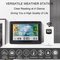 Estación Meteorológica Inalámbrica Con Sensor Pantalla Táctil Colorida Thermómetro Y Higrómetro Alarme Y Calendario - details 8