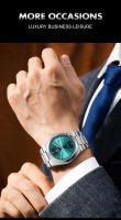 Reloj De Cuarzo Para Hombre PAAZOMU Con Pantalla Luminosa Y Multifuncional Acero Inoxidable Resistente Al Agua Cronógrafo Fecha Estilo Casual - details 8