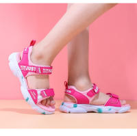 Sandalias De Playa Antideslizantes Para Niñas Verano Talla 29-38 Con Diseño De Flores Zapatos Planos Casuales Transpirables Para Niños - details 9